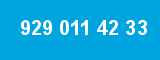 929 011 42 33 929 011 42 33